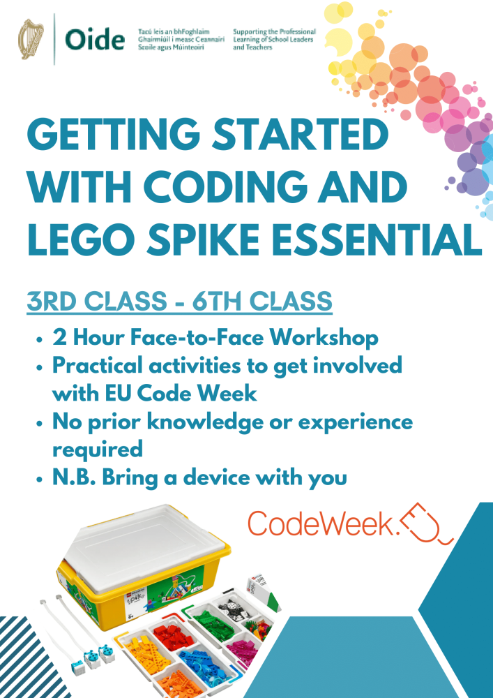 getting started with coding and lego spike essential 3rd 6th 1