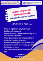 LC26-36SP Digital Literacy in Primary Schools: Suitable for School Leaders