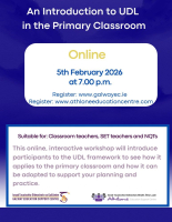 LC26- 21SP An Introduction to UDL in the Primary Classroom