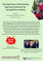 LC25-145A The Importance of Maintaining  Sporting Involvement for  Teenage Girls in Ireland
