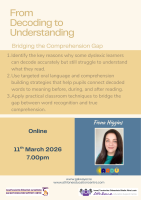 LC26-26SP From Decoding to Understanding: Bridging the 'Comprehension Gap'