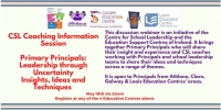 CSL Coaching Webinar for Primary Principals