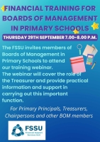 LC22-109A Financial Training for Treasurers of BOM in Primary Schools