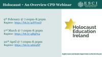 ESCI - Holocaust- An Overview CPD Webinar