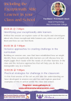 LC26-11SP The exceptionally able learner: Inclusive approaches to creating challenge in the curriculum